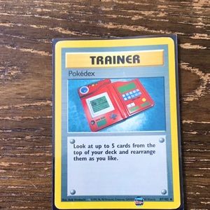 1st edition Trainer Pokédex 1995